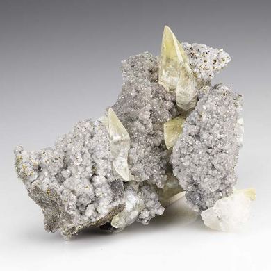 Calcite with Dolomite, Chalcopyrite
