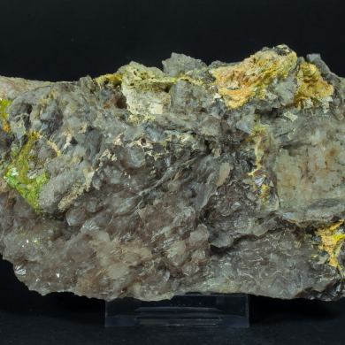 Pyromorphite after Galena, Quartz