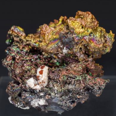 Cerussite after Anglesite with Goethite