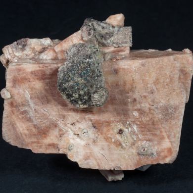 Microcline with Quartz after Vesuvianite