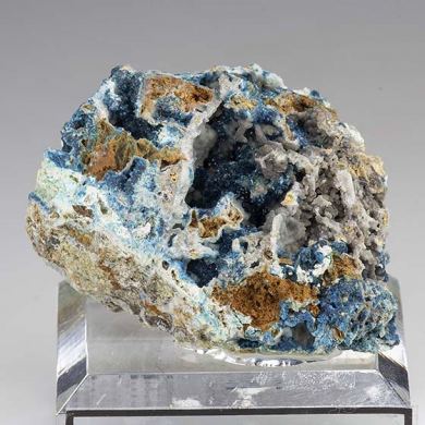 Veszelyite with Hemimorphite