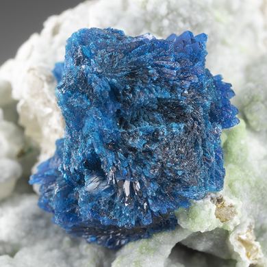 Veszelyite with Hemimorphite
