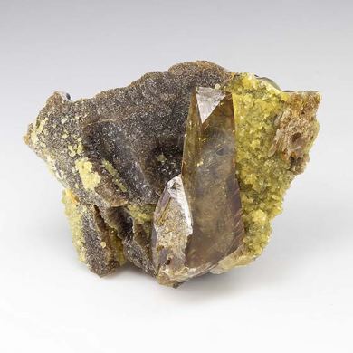 Barite with Calcite