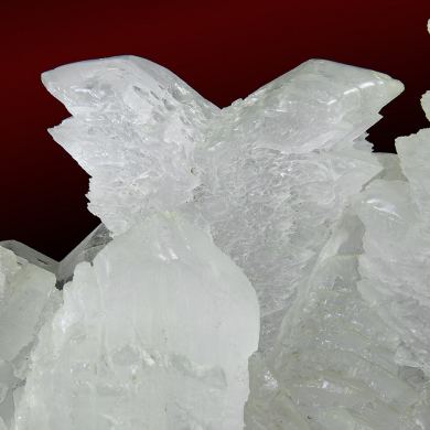 Gypsum (var: “Selenite”) (“fish-tail” twins)