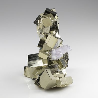 Pyrite with Quartz