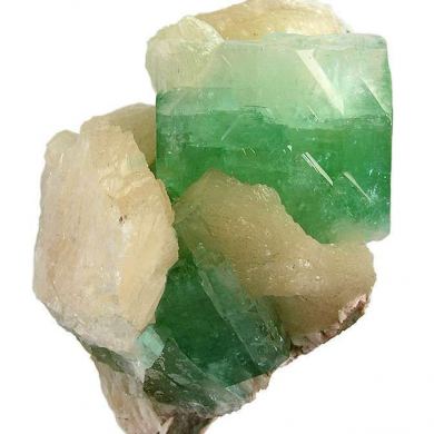 Fluorapophyllite and Stilbite