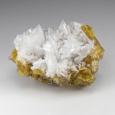 Barite with Fluorite