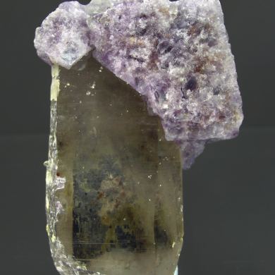 Octahedral Fluorite with Quartz and Mica