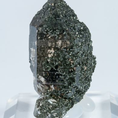 Quartz (variety smoky), Chlorite