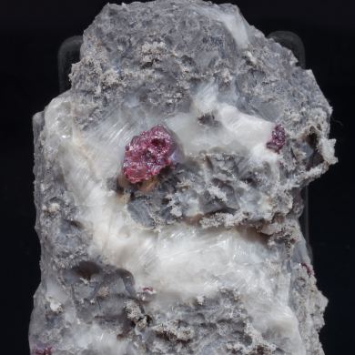 Cinnabar with Calcite