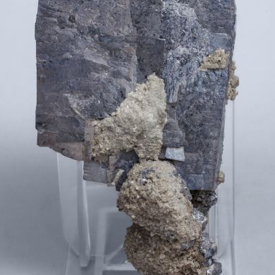 Galena with Dolomite and Chalcopyrite