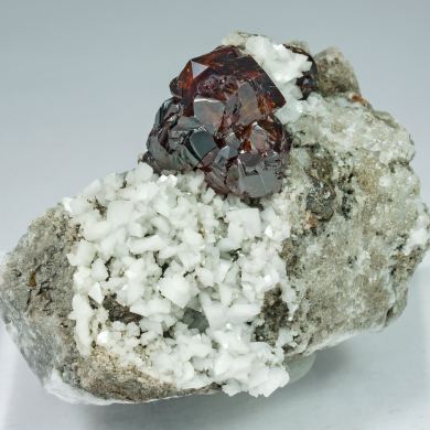 Sphalerite with Dolomite and Calcite