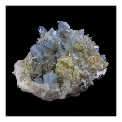 Baryte, Calcite, Chalcedony.