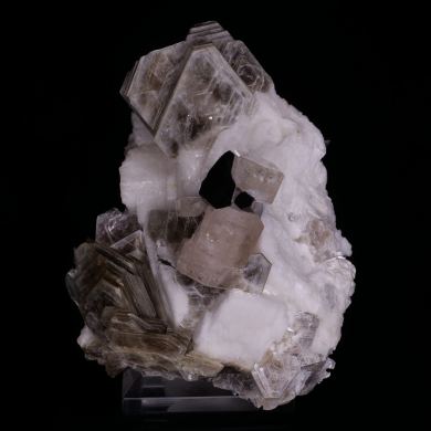 APATITE and SCHORL on MUSCOVITE and QUARTZ - Pakistan
