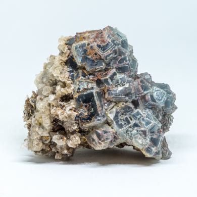 Fluorite with Calcite