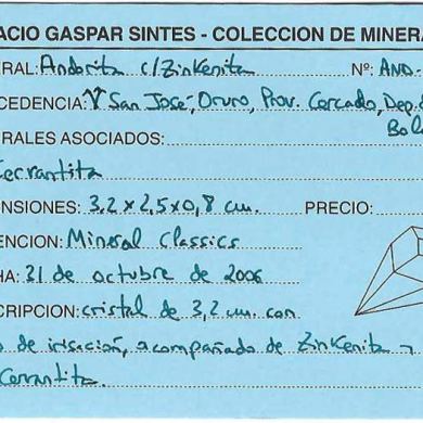 Andorite with Zinkenite