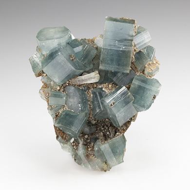Fluorapatite with Muscovite
