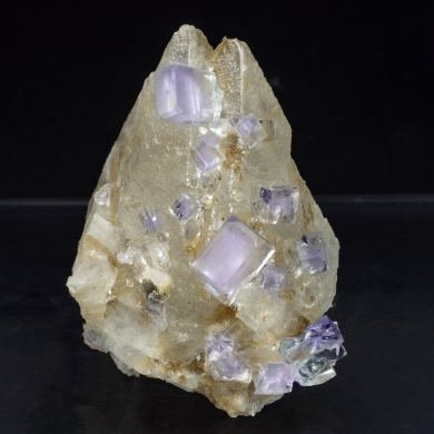 Fluorite with Calcite