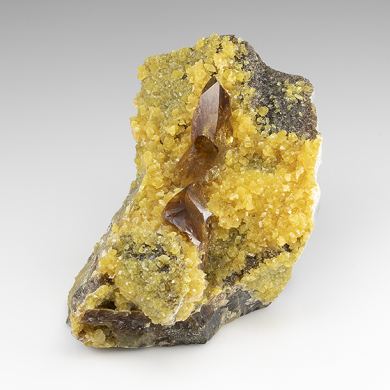 Barite with Calcite