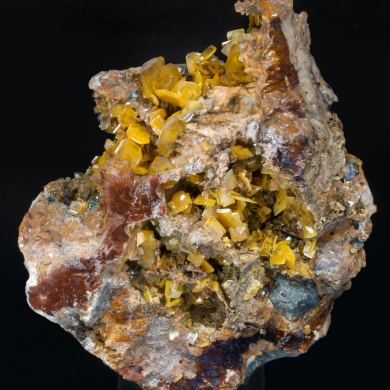 Wulfenite with Dolomite