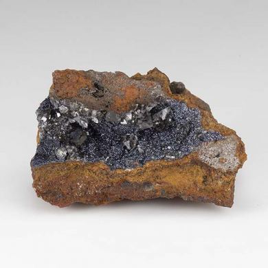 Chalcophanite with Adamite