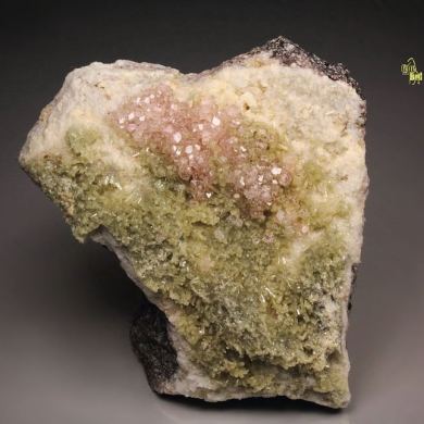 gem PINK GARNET var. GROSSULAR, DIOPSIDE