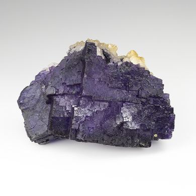 Fluorite with Calcite