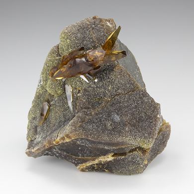 Barite with Calcite, Marcasite