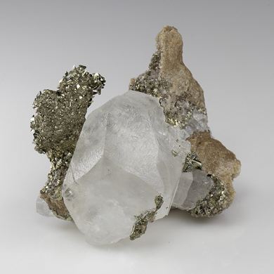 Calcite with Pyrite
