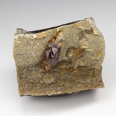 Barite with Calcite