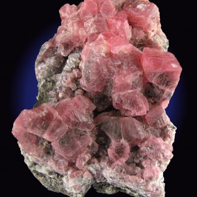 Rhodochrosite on matrix