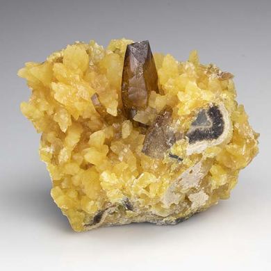 Barite with Calcite