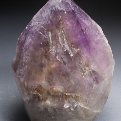 Quartz (variety amethyst) with Quartz (variety smoky)