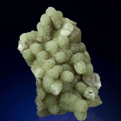Prehnite Cast After Anhydrite With Calcite