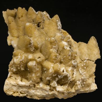 Smithsonite after Calcite with Hemimorphite