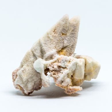 Fluorite on Quartz ps. Calcite