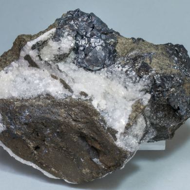 Chalcocite with Calcite