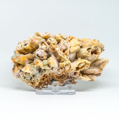 Fluorite on Quartz ps. Calcite