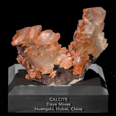 Hematite included Calcite from China