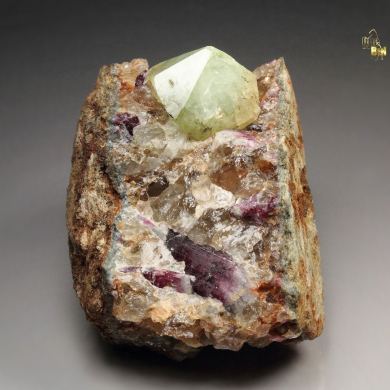 gemmy RHODIZITE, TOURMALINE var. RUBELLITE