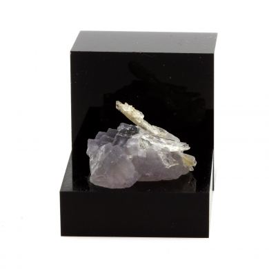 Purple Fluorite and Quartz.