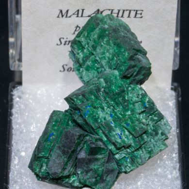 Malachite after Azurite