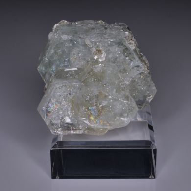 AQUAMARINE and MUSCOVITE - Pingwu beryl mine, Mt Xuebaoding, Pingwu Co., Mianyang, Sichuan, China