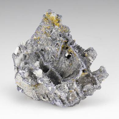Galena with Barite, Calcite