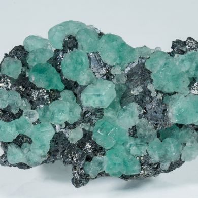 Geocronite with Fluorite