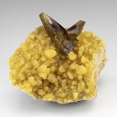 Barite with Calcite