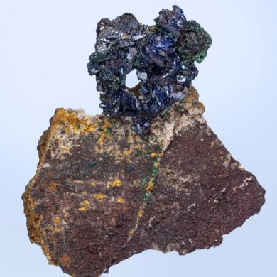 Azurite with Malachite xx