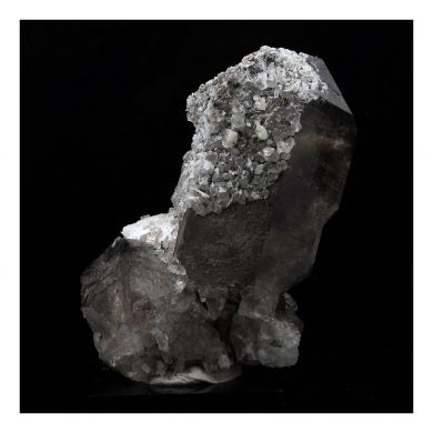 Smoky quartz + Pink Fluorite.