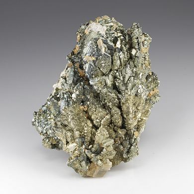 Marcasite with Calcite, Barite