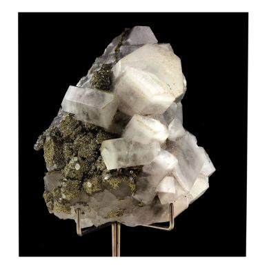 Calcite, Pyrite, Fluorite.